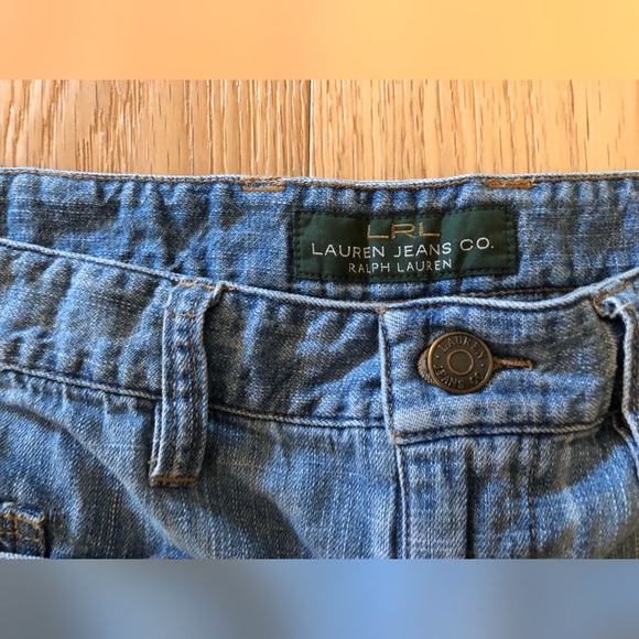 RALPH LAUREN High-Waisted Denim Jeans Shorts EUC - Picture 8 of 8